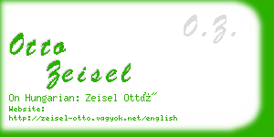 otto zeisel business card